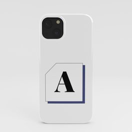 Capital letter A iPhone Case