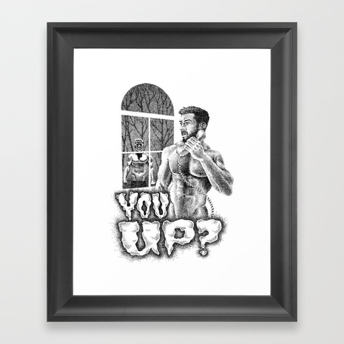 You Up? SPOOKYDOOD Framed Art Print