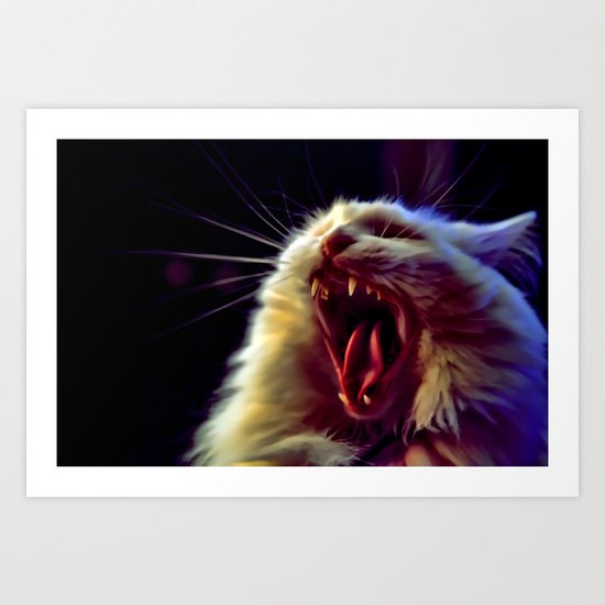 CAT !!! Art Print