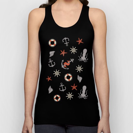 Nautical Unisex Tank Top