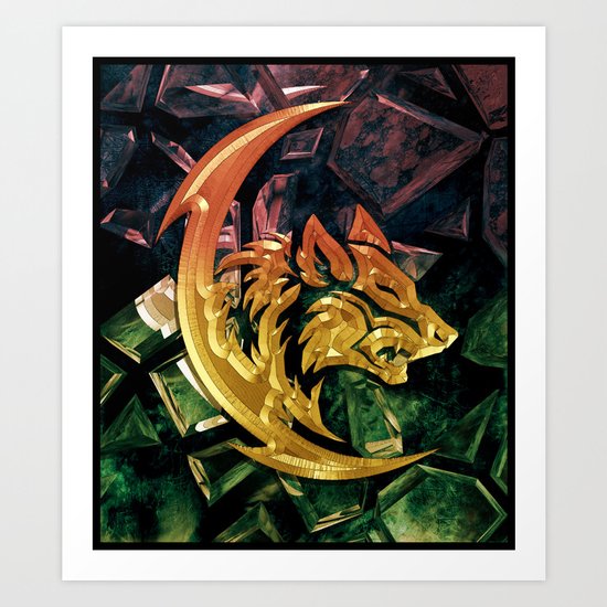 SNARLY Art Print
