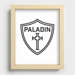 Choose Your Class: Paladin Recessed Framed Print