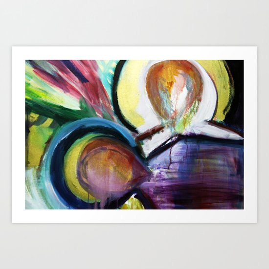 Off the Cross Icon Art Print