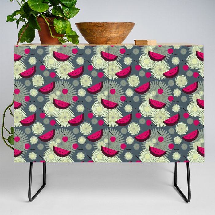 Watermelons and Cherries Credenza