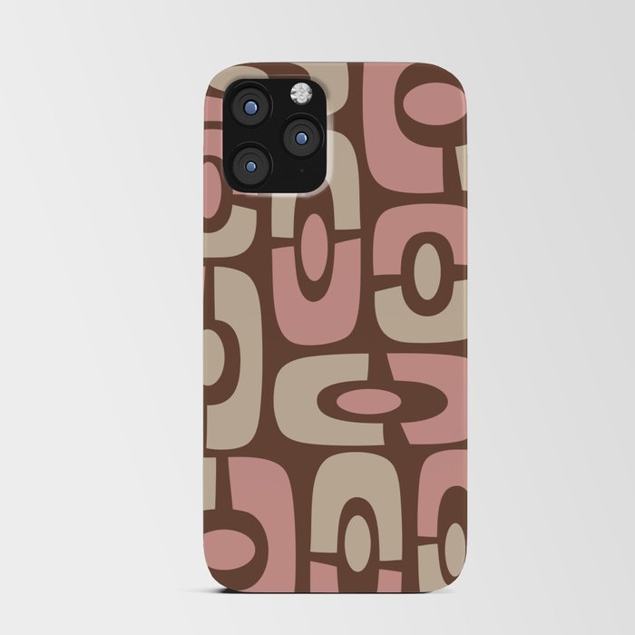 Colorful Mid-Century Modern Cosmic Abstract 386 iPhone Card Case