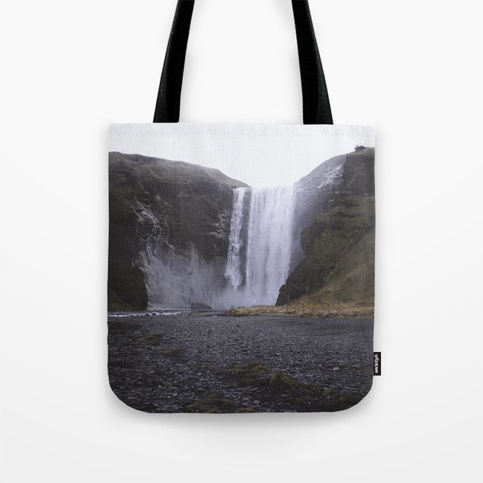 Skógafoss Iceland | adventure travel photography wanderlust nature waterfall Tote Bag