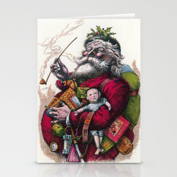 Victorian Santa Claus - Thomas Nast Stationery Cards