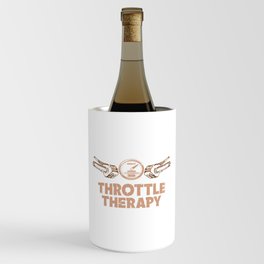Throttle Therapy Motorcycle Wine Chiller