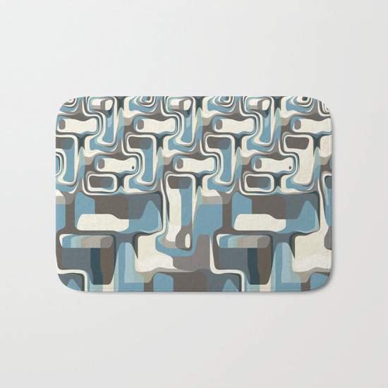 Abstract Shapes Metamorphosis Bath Mat