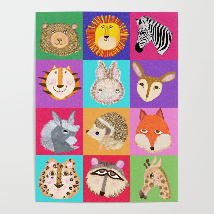 Animal Friends Poster