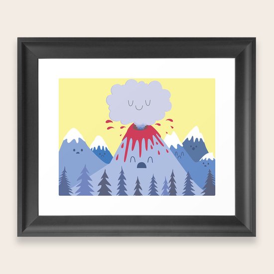 Relief Framed Art Print