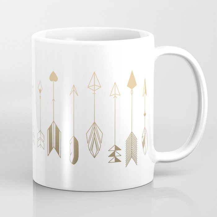 Be Brave Little Arrow (gold) Coffee Mug