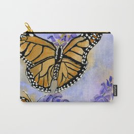 Flutter-By On Flower Fronds Carry-All Pouch