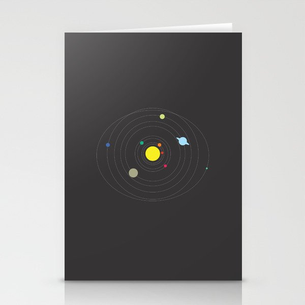 The Planets  Stationery Cards