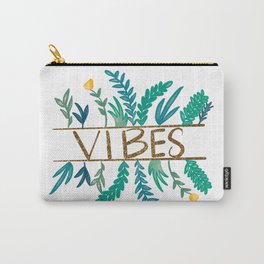 Vibes leafy plant glitter Carry-All Pouch