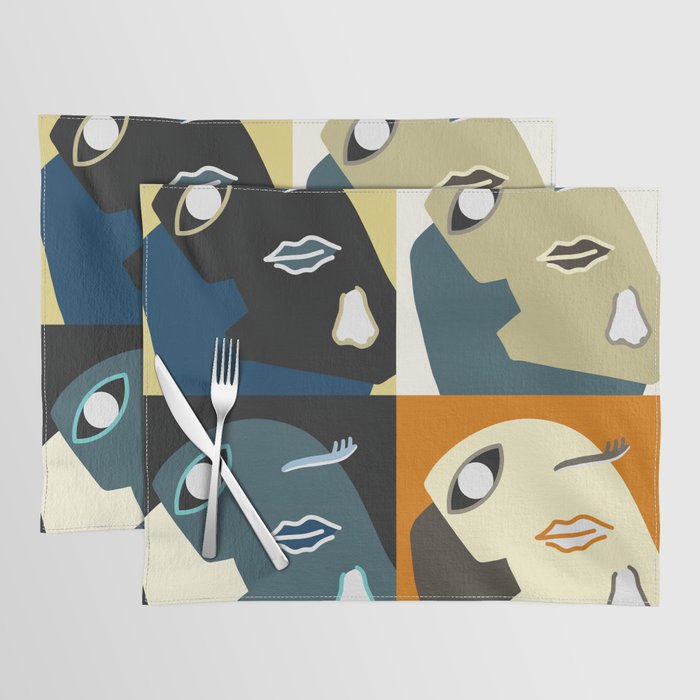 When I'm lost in thought patchwork 2 Placemat