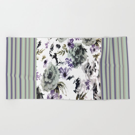 Kwan Yin Roses Beach Towel