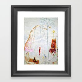 Dance Like Nobody Is Watching (Music to Dance By), A Portrait by Florine Stettheimer Framed Art Print