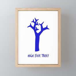 High Five Tree Framed Mini Art Print