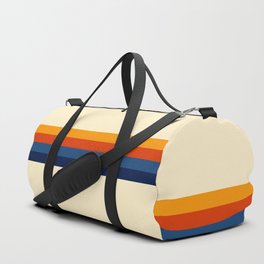 Retro Stripes Summer of Love Duffle Bag