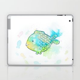 Blue fish Laptop & iPad Skin