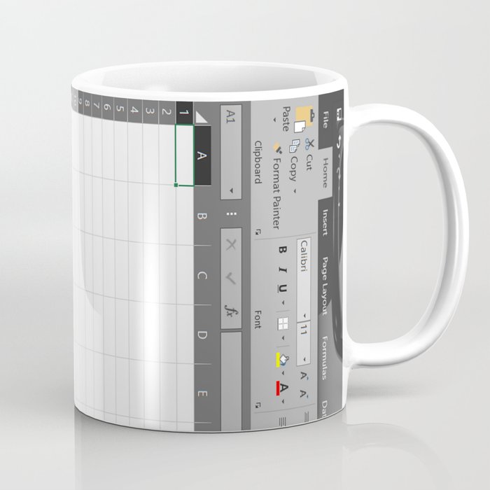 Excel Spreadsheet Coffee Mug