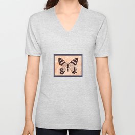Ethereal Butterfly V Neck T Shirt