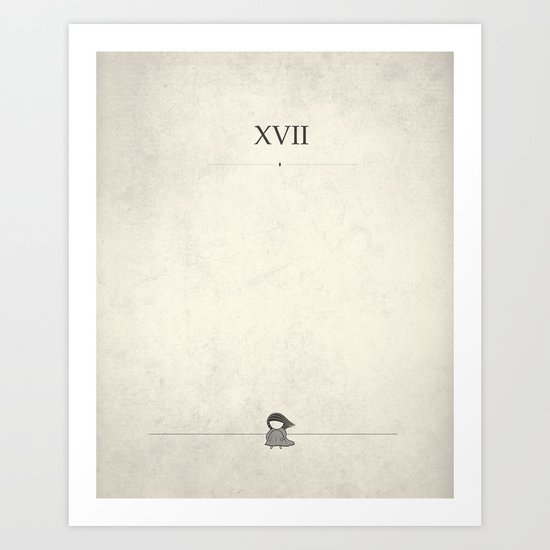 XVII: And Then She Cried Art Print