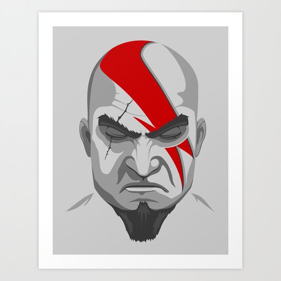 God of Rock Art Print
