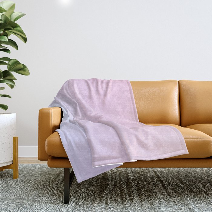 18 Gradient Aura Ombre 220414 Valourine Digital  Throw Blanket