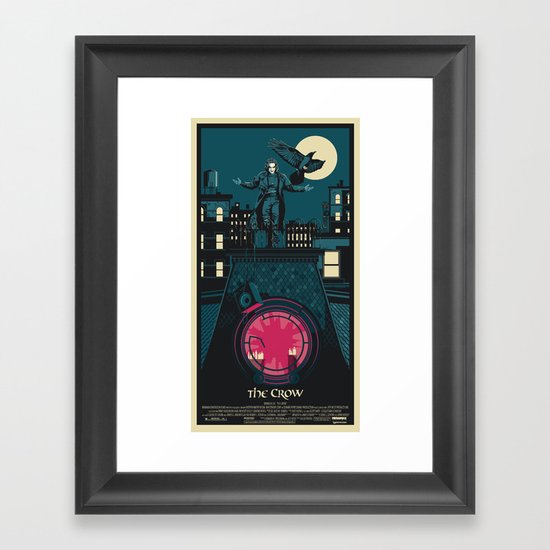 THE CROW (1994) Framed Art Print