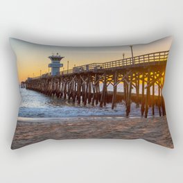 Seal Beach Sunset Rectangular Pillow