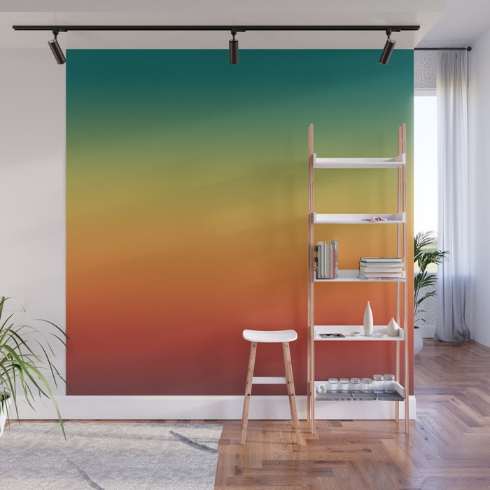 Colorful Trendy Gradient Pattern Wall Mural