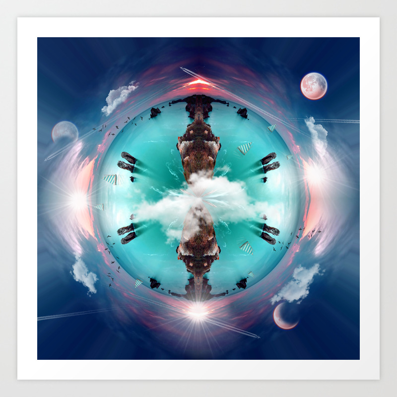 It S A Small World Art Print By Vincepezzaniti Society6