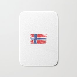 Smöla 2022 - Angel Tour nach Norwegen mit Flagge Bath Mat