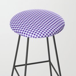 Periwinkle Collection - with Purple Check Pattern Bar Stool