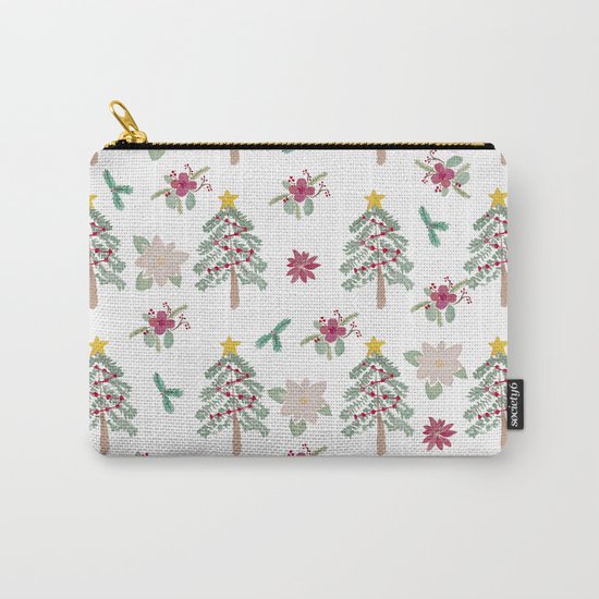 Christmas Pattern Carry-All Pouch