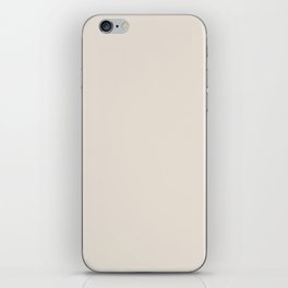 Powder Puff Off White Solid Color Pairs PPG Water Chestnut PPG1078-2 - All One Single Shade Colour iPhone Skin