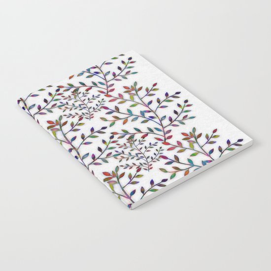 Small, Colorful Leaves Notebook