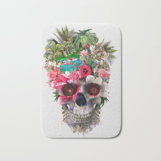 Summer Skull IV Bath Mat