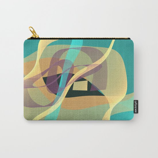 Floating in turquoise Carry-All Pouch