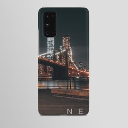 New York City and Manhattan skyline Android Case