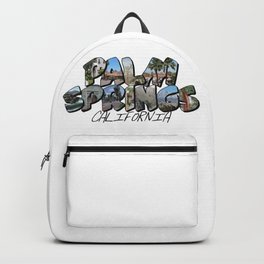 Large Letter Palm Springs California Backpack