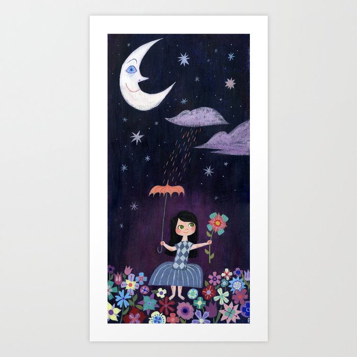 There is just one moon... Art Print