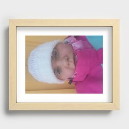 It's cold outside Recessed Framed Print