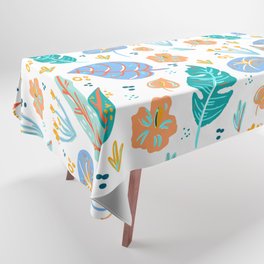 exotic summer flowers  Tablecloth