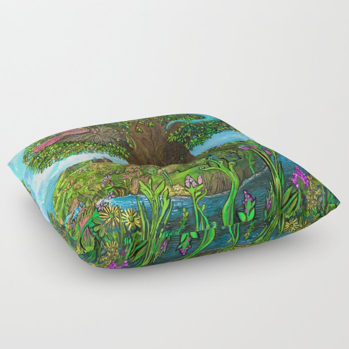 The Tree of Life Floor Pillow