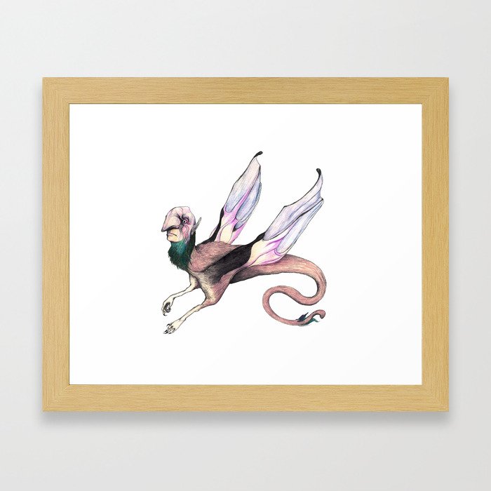 Winged Beast Framed Art Print