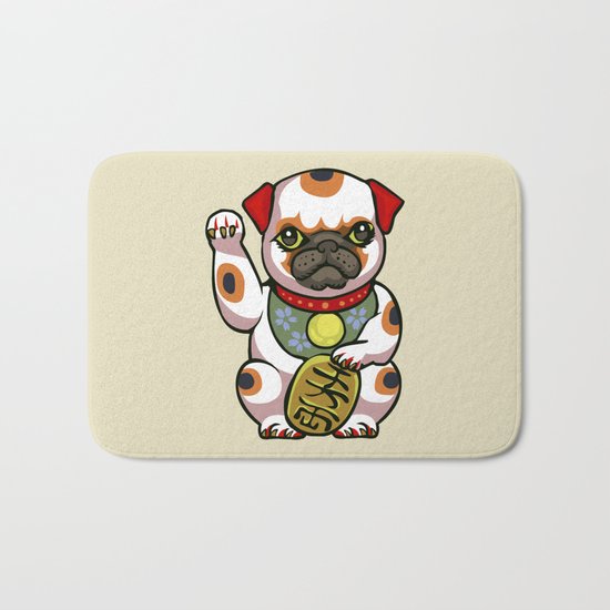 Maneki Pugko Bath Mat