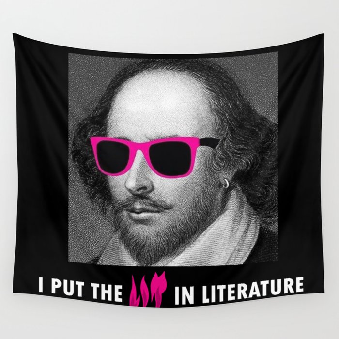 Shakespeare Puts the Lit In Literature Wall Tapestry